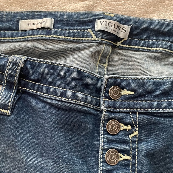 Vigoss Indigo Boot Cut Jeans - Picture 3 of 4